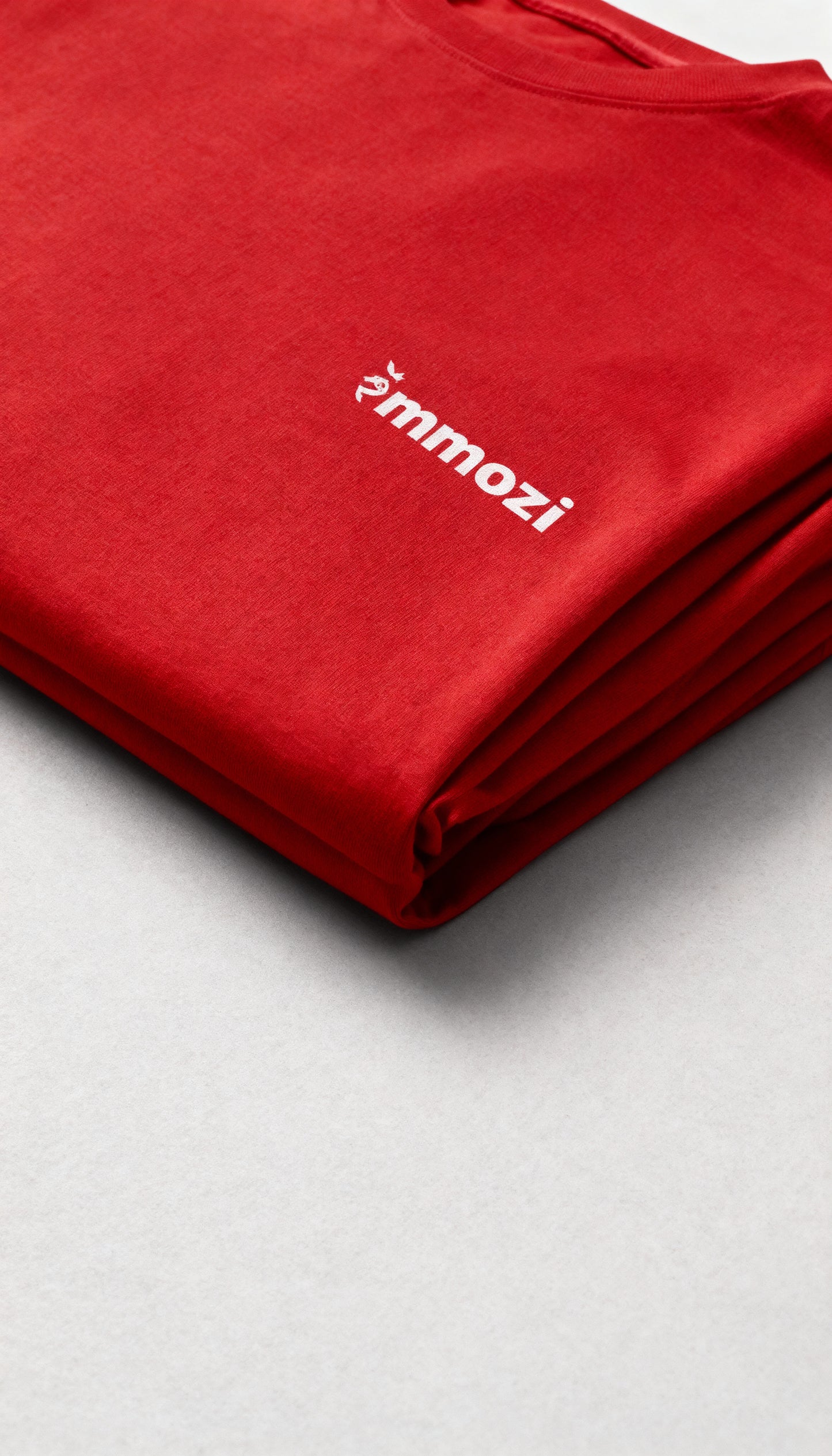 Premium Unisex Oversized Drop Shoulder T-Shirt Red – EMMOZI