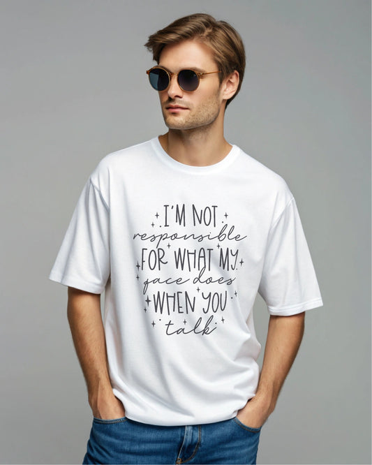 I am not Responsible - Premium Oversized T-Shirt
