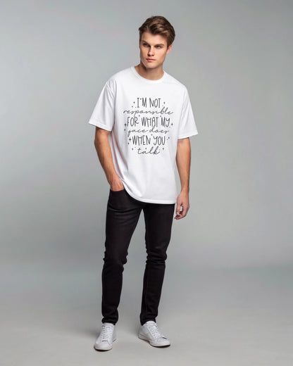 I am not Responsible - Premium Oversized T-Shirt