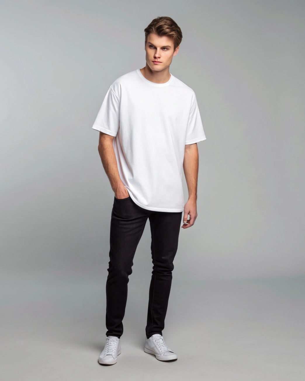 Plain Oversized Tees - Premium Quality White