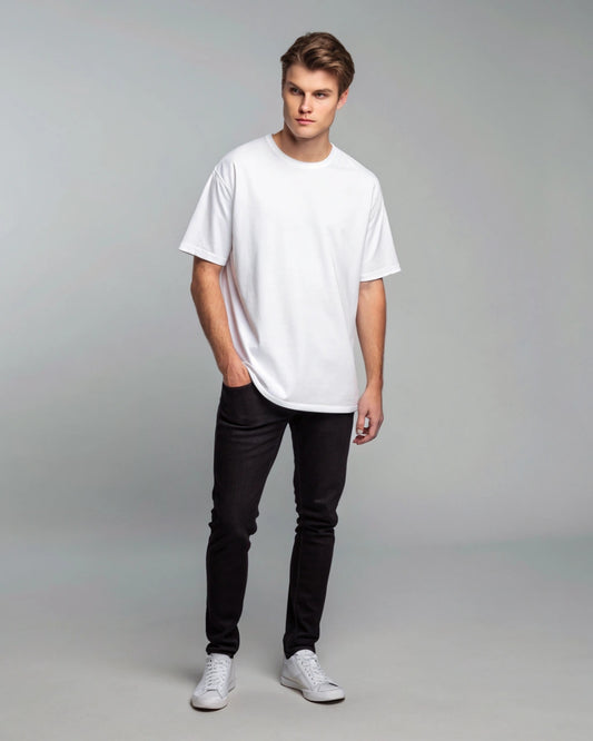 Plain Oversized Tees - Premium Quality White