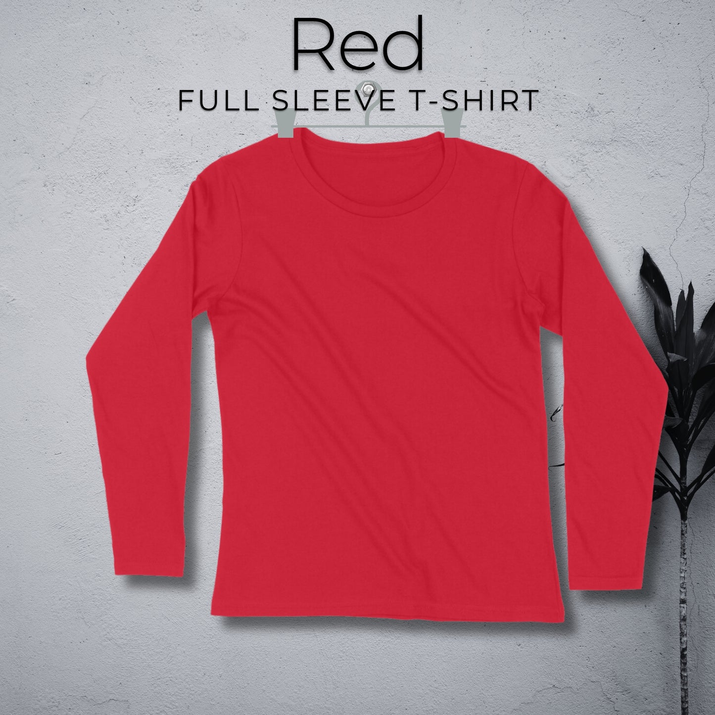 Unisex Round Neck Full Sleeve T-Shirt